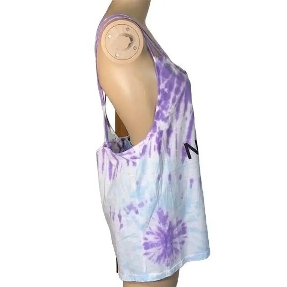 Southern Spirit Womens Strappy Tank Top Tie Dye Maybe Next Year Purple Large